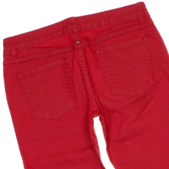 Prana Bold Red Straight Leg Jeans - Picture 4 of 10